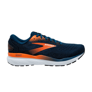 Brooks Ghost 16 'Blue Opal Nasturtium'