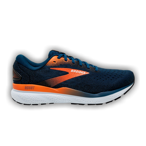 Brooks Ghost 16 'Blue Opal Nasturtium'