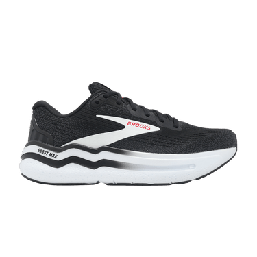 Brooks Ghost Max 2 'Black White Fiery Red'