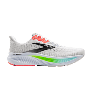 Brooks Ghost 17 'White Pink Clay Gecko'