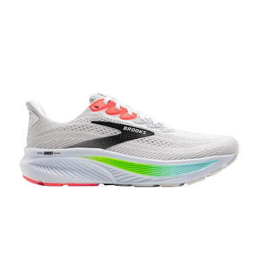 Brooks Ghost 17 'White Pink Clay Gecko'