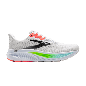 Brooks Ghost 17 2E Wide 'White Pink Clay Gecko'