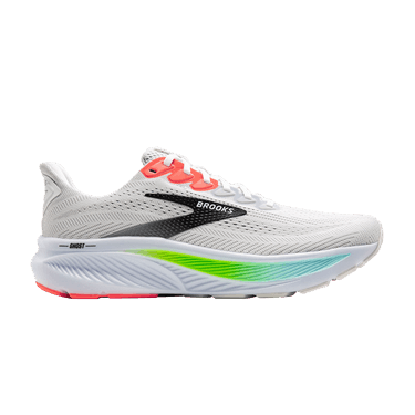 Brooks Ghost 17 2E Wide 'White Pink Clay Gecko'