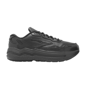 Brooks Ghost Max Leather 2E Wide 'Triple Black'