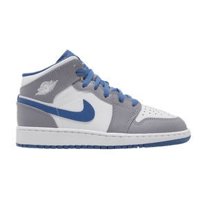 Air Jordan 1 Mid GS 'Cement True Blue'