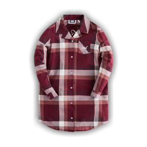 Kith Kids Plaid Long Sleeves Shirt Dress 'Rogue'