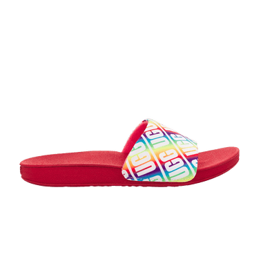 UGG Beach Slide Kids 'Repeat Graphic - Rainbow'