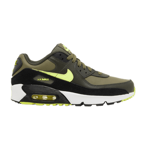 Nike Air Max 90 Leather GS 'Medium Olive Volt'