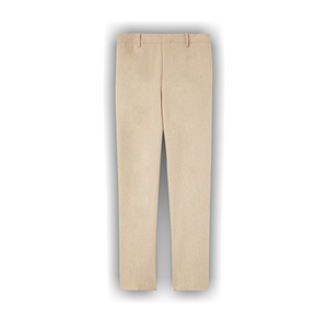 Off-White Tag Wool Slim Zip Pant 'Beige'