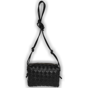 Bottega Veneta Loop Mini Shoulder Bag 'Black/Gold'