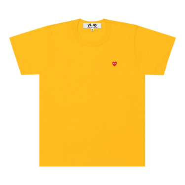 Comme des Garçons PLAY Small Heart T-Shirt 'Yellow'