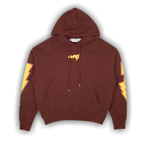 Off-White Thunder Stable Skate Hoodie 'Yellow'