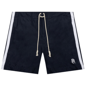 Palm Angels Monogram Swimshort 'Navy Blue/White'