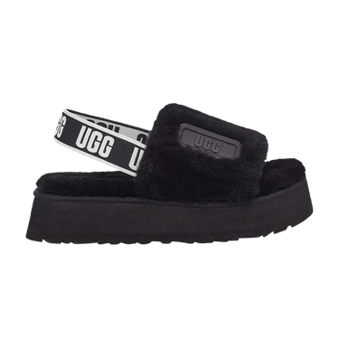 UGG Wmns Disco Slide Sandal 'Black'