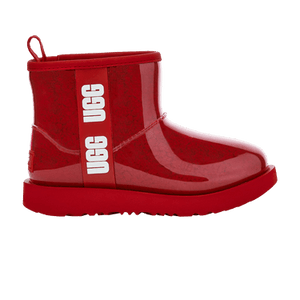 UGG Classic Clear Mini II Boot Kids 'Samba Red'