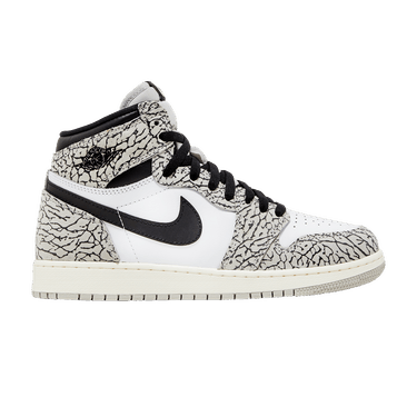 Air Jordan 1 Retro High OG GS 'White Cement'