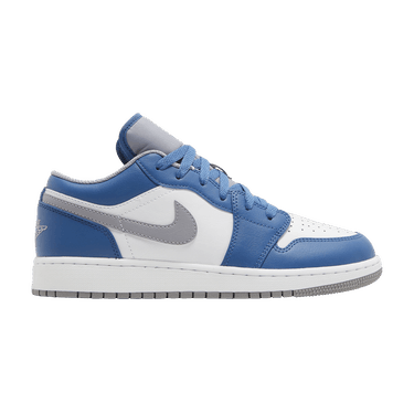 Air Jordan 1 Low GS 'True Blue Cement'