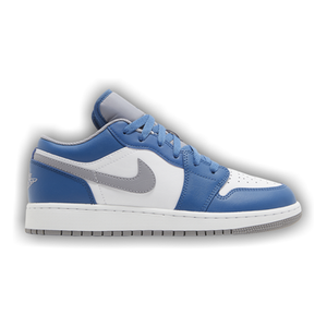 Air Jordan 1 Low GS 'True Blue Cement'