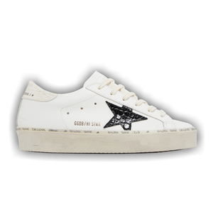 Golden Goose Wmns Hi Star 'White Black Crocodile'