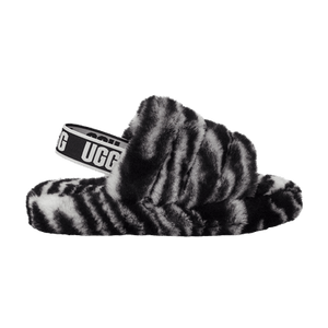 UGG Fluff Yeah Slide Kids 'Zebra'