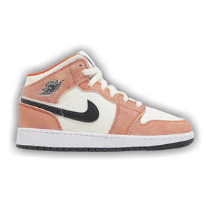 Air Jordan 1 Mid SE GS 'Orange Suede'