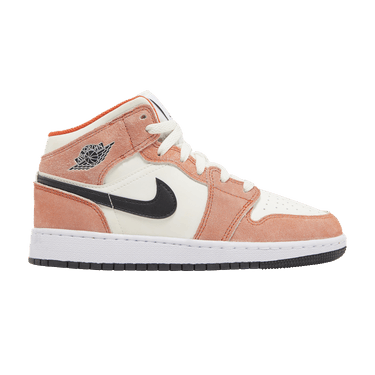 Air Jordan 1 Mid SE GS 'Orange Suede'