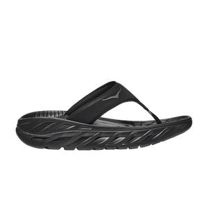 HOKA Wmns Ora Recovery Flip Slide 'Black Dark Gull Grey'