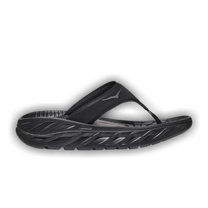 HOKA Wmns Ora Recovery Flip Slide 'Black Dark Gull Grey'