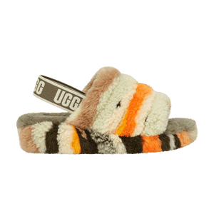 UGG Wmns Fluff Yeah Slide 'Cali Collage - Olive'