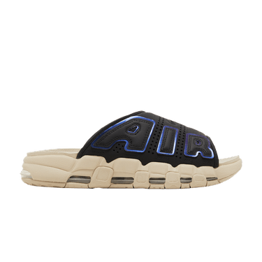 Nike Air More Uptempo Slide 'Black Sanddrift Iridescent'