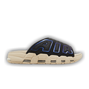 Nike Air More Uptempo Slide 'Black Sanddrift Iridescent'