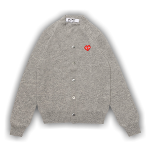 Comme des Garçons PLAY x Invader Cardigan 'Grey'