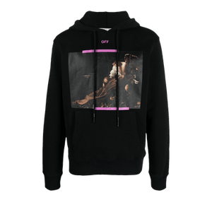 Off-White Caravaggio Print Hoodie 'Black Cyclamen'