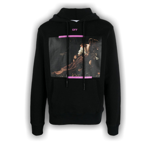 Off-White Caravaggio Print Hoodie 'Black Cyclamen'