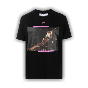 Off-White Arrow Caravaggio St Fran Slim Short-Sleeve Tee 'Black'