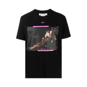 Off-White Arrow Caravaggio St Fran Slim Short-Sleeve Tee 'Black'