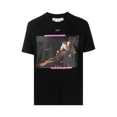 Off-White Arrow Caravaggio St Fran Slim Short-Sleeve Tee 'Black'