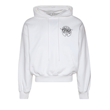 Off-White Hand Arrow Boxy Hoodie 'White/Black'