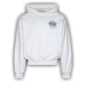 Off-White Hand Arrow Boxy Hoodie 'White/Black'