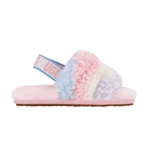 UGG Fluff Yeah Slide Toddler 'Cali Collage - Pride Stripes'