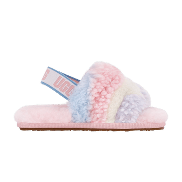 UGG Fluff Yeah Slide Toddler 'Cali Collage - Pride Stripes'