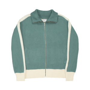 Rhude RB Knit Track Jacket 'Ivory/Sage'