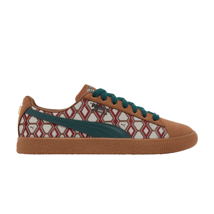 Puma Dapper Dan x Clyde Vintage 'Pre-Game Runway - Brown' 388170 01