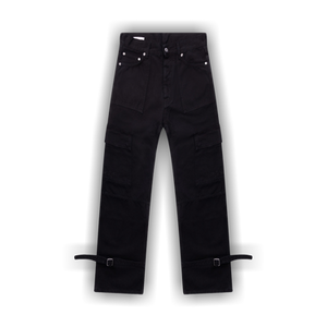 Off-White Wave Off Canvas Cargo Pant 'Black'