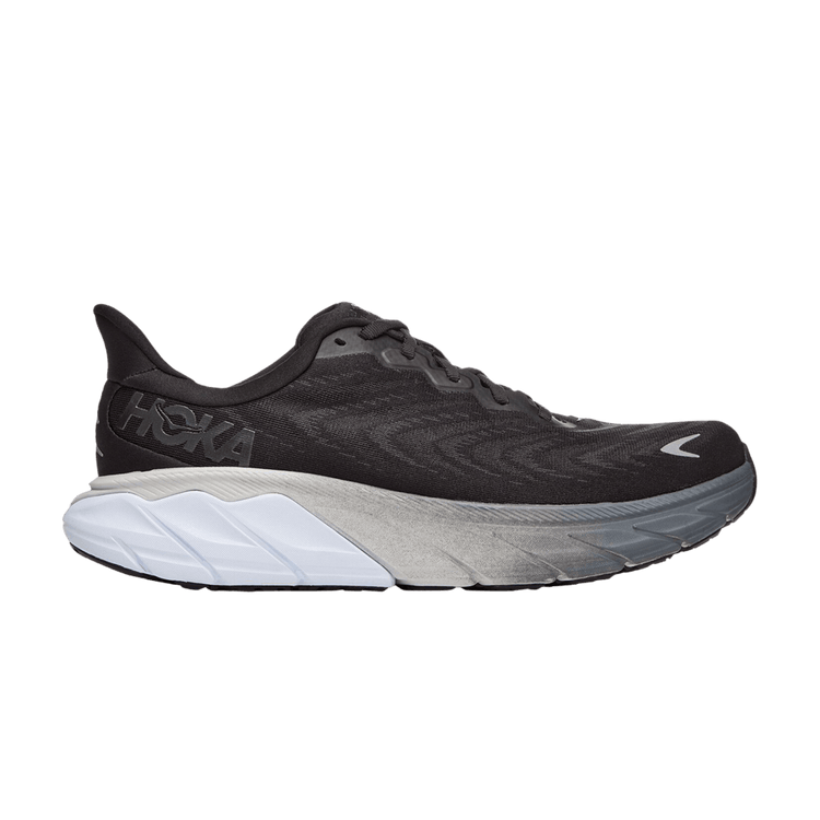 HOKA Arahi 6 'Black White' 1123194 BWHT