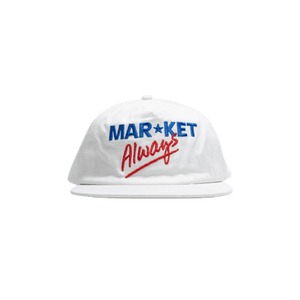 Market Low Prices 5 Panel Hat 'White'