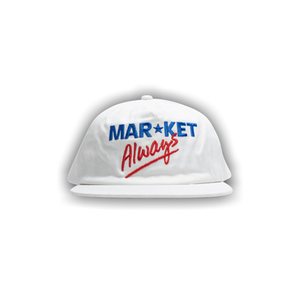 Market Low Prices 5 Panel Hat 'White'