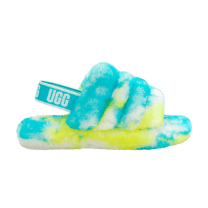 UGG Fluff Yeah Slide Kids 'Marble - Oasis Blue'