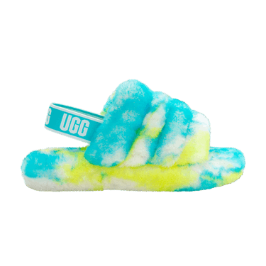 UGG Fluff Yeah Slide Kids 'Marble - Oasis Blue'