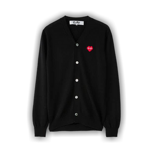 Comme des Garçons PLAY x Invader Pixelated Heart Cardigan 'Black'